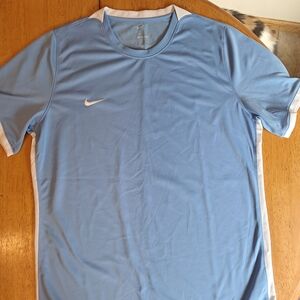 Nike Men's Light Blue Sports Shirt